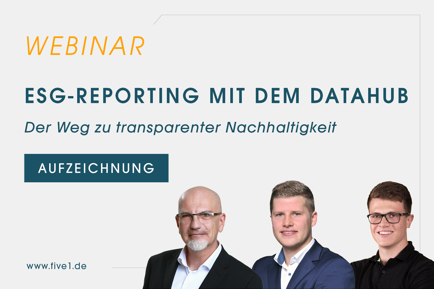 Webinar ESG Reporting mit dem Data Hub
