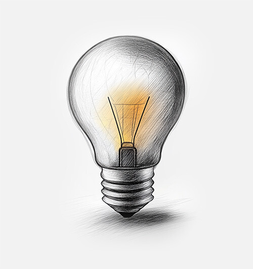 konkrete-potenziale-light-bulb-grau